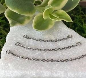 1 Piece Stunning Solid Titanium Connector Chain Nose Ring - Bridge - Helix - Cartilage Connecter - Body Jewelry