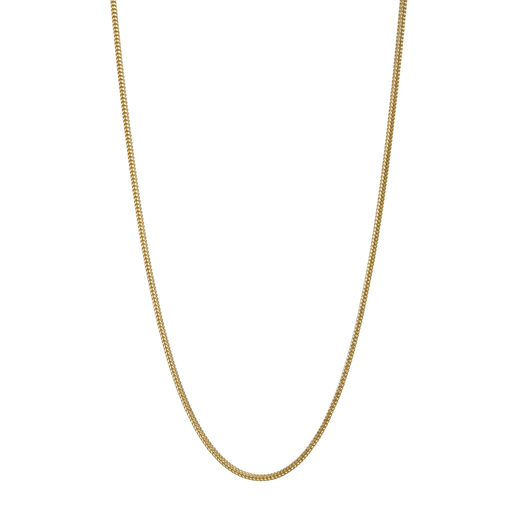 14K & 18K Gold Foxtail Chain in 20