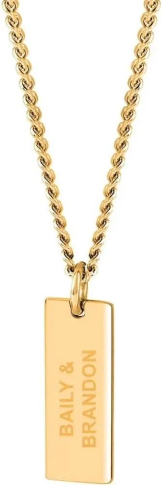 14K Gold Old English Name Necklace with Figaro Chain - Dainty Custom Necklace with Name for Women - Gothic Style Customized Nameplate - Gift Idea for Her