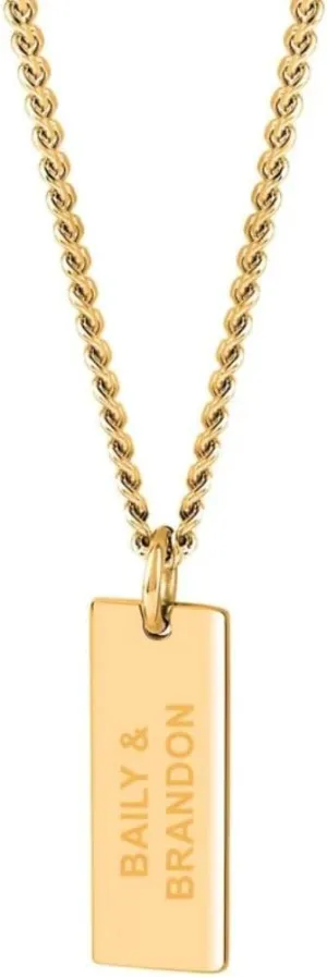 14K Gold Old English Name Necklace with Figaro Chain - Dainty Custom Necklace with Name for Women - Gothic Style Customized Nameplate - Gift Idea for Her