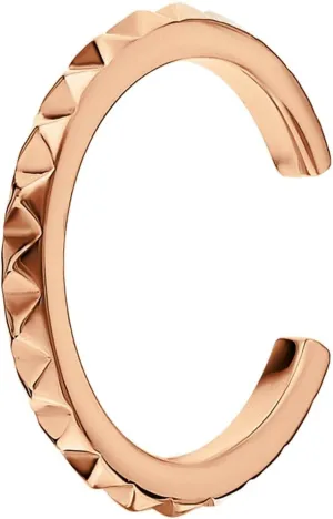 14k Gold Spike Wrap Ear Cuff;Bold Pyramid Single Cartilage Cuff, Fashion Jewelry Gift for Her.