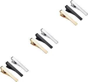 3sets Fashionable Men's Classic Tie Clip Perfect for Business Wedding Formal Events 3pcs*3