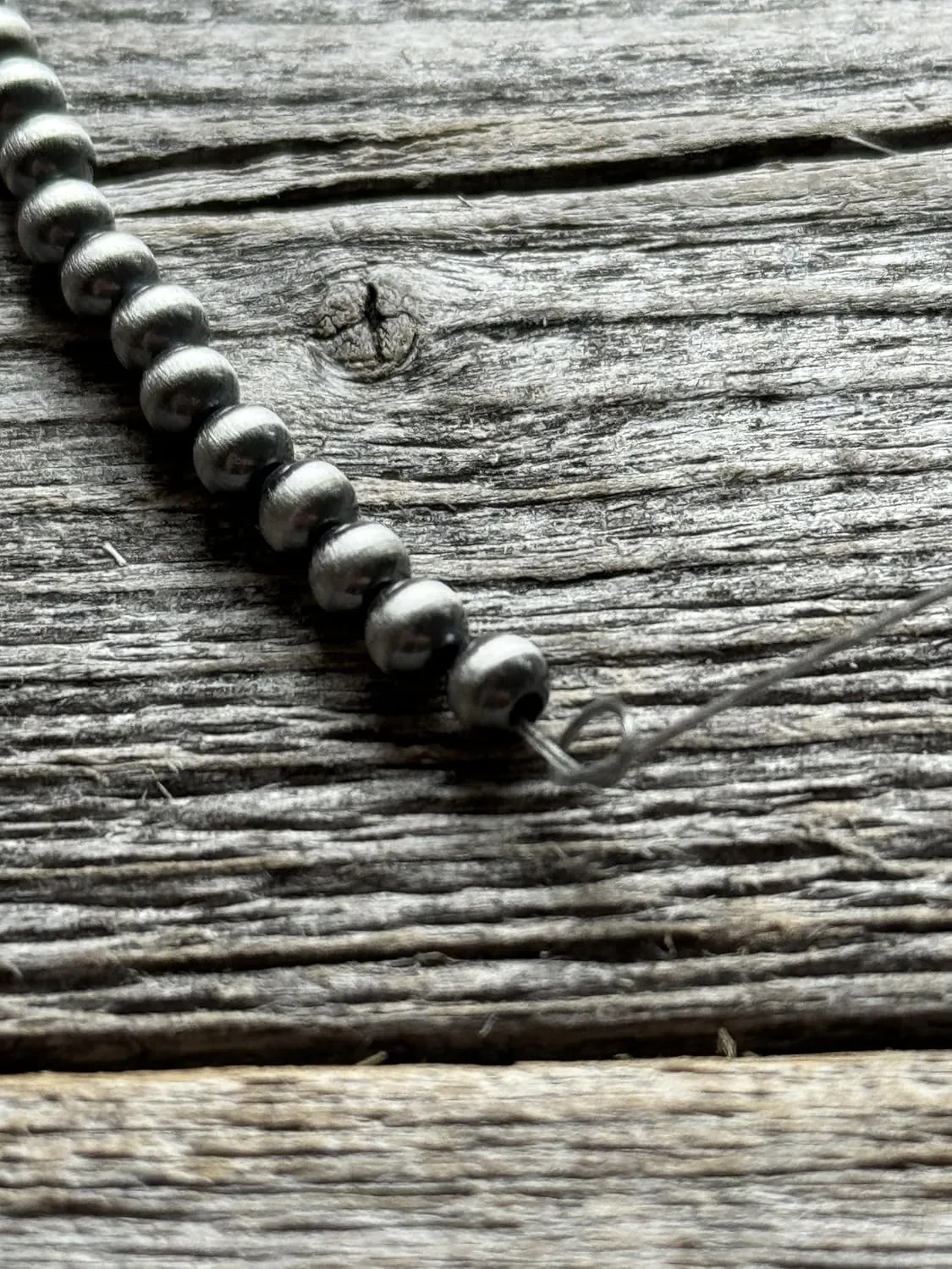 925 Sterling Silver Seamless Navajo Style Pearls Loose Beads (Pack of 20)