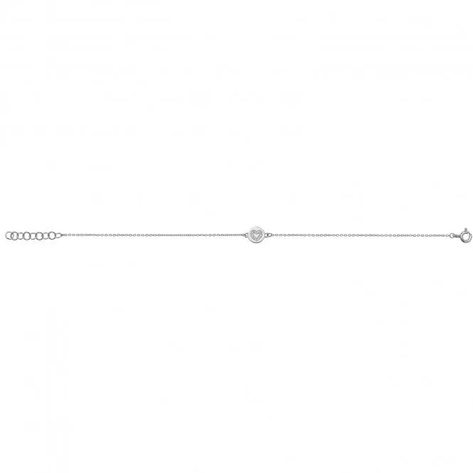 Acotis Silver Bracelet Rhodium Plated Zirconia G3290B