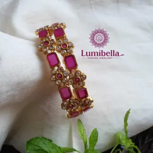 Artificial Ruby Bangles Online 2*6
