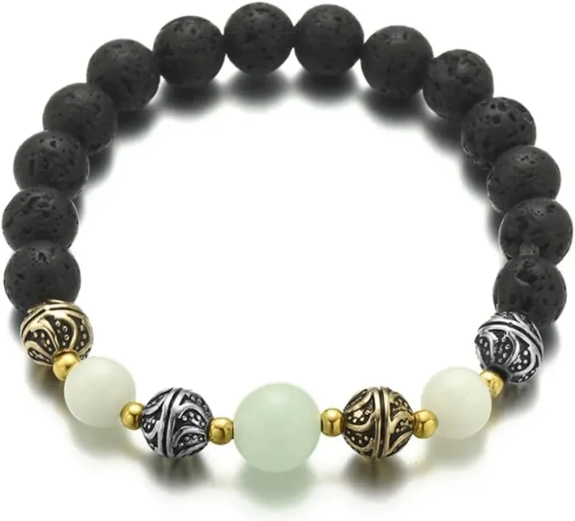Beads Bracelet Luminous Night Fluorescence Glow in The Dark Bracelet for Men Women Jewelry Gift