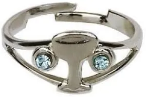 Beautiful Silver Plate Communion Ring Resizable NEE-2000 Inspirational Jewelry Christian Jewelry For Women And Men Faith Baptism Jewelry
