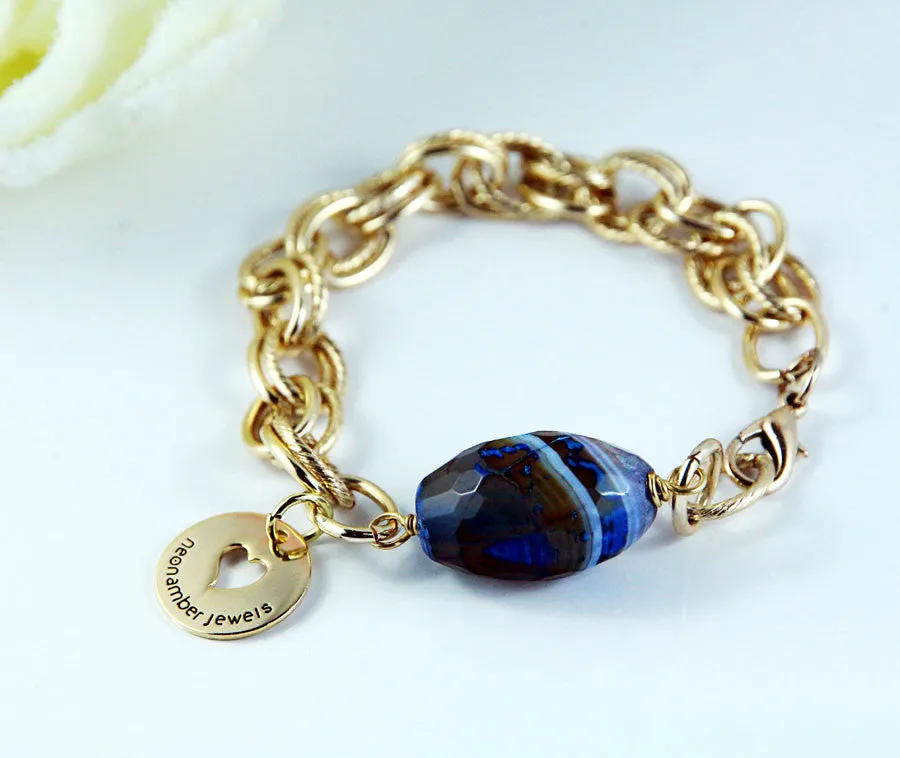 Blue Lagoon Chain Bracelet