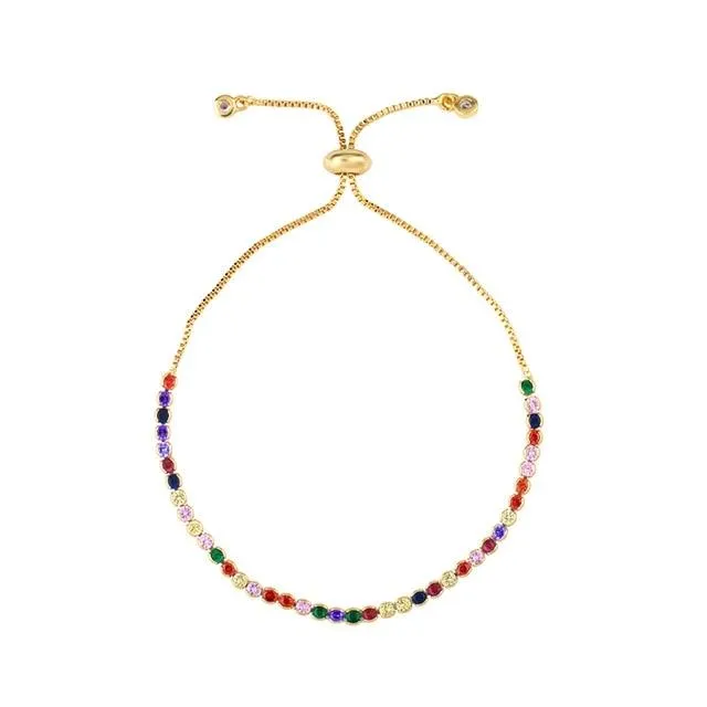 Bohemian Rainbow Jewelry Bracelet