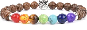 Bracelet Wooden Beads Balance Black Lava Rock Bangles Jewelry 8mm Natural Wood Women Prayer Jewelry Yoga Bracelets,21,23cm-9.1inch