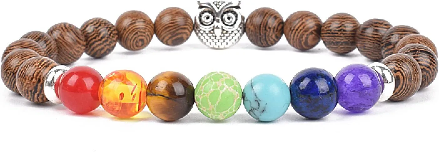 Bracelet Wooden Beads Balance Black Lava Rock Bangles Jewelry 8mm Natural Wood Women Prayer Jewelry Yoga Bracelets,21,23cm-9.1inch