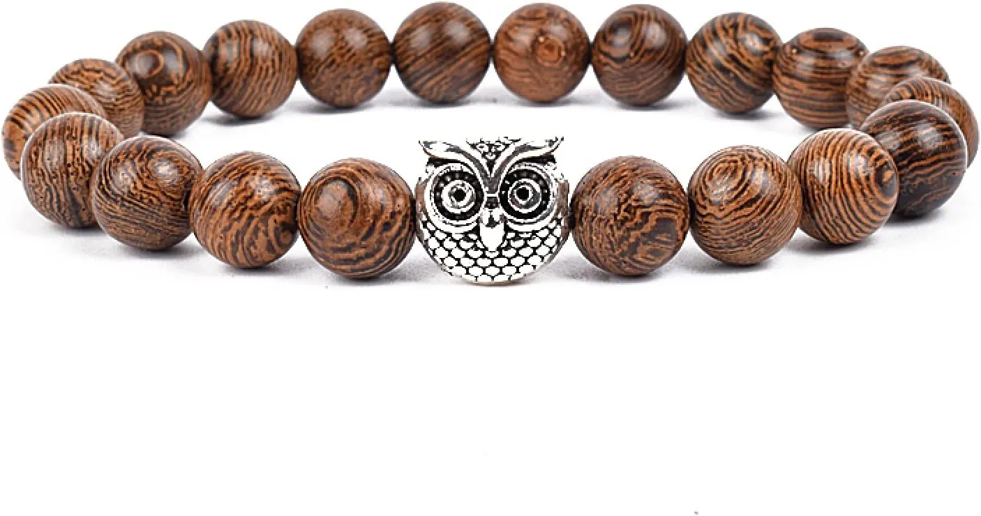 Bracelet Wooden Beads Balance Black Lava Rock Bangles Jewelry 8mm Natural Wood Women Prayer Jewelry Yoga Bracelets,27,23cm-9.1inch