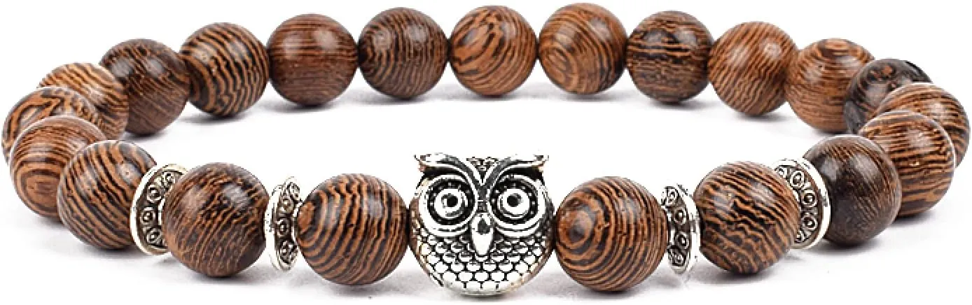 Bracelet Wooden Beads Balance Black Lava Rock Bangles Jewelry 8mm Natural Wood Women Prayer Jewelry Yoga Bracelets,28,23cm-9.1inch