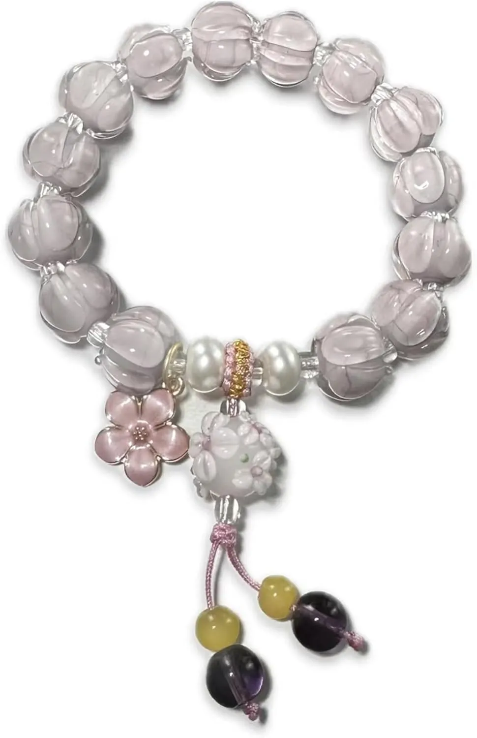 Bracelets Agate Handmade Gem Natural Stone Beaded Bracelets Agate Gemstones Stretch Bracelet Bohemian Pendant Beaded Stackable Colorful Charm Precious Gemstone Beads Stretch Bracelet for Women Men