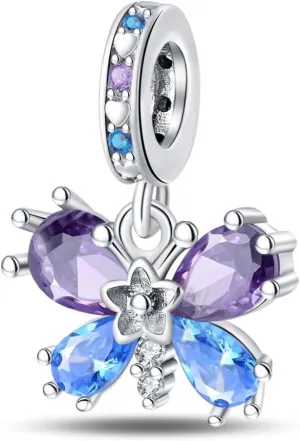 Butterfly Charms for Women - Pandora-Style Compatible Charms, Bead Pendants for Bracelets and Necklace Jewelry Mother's Day Gift