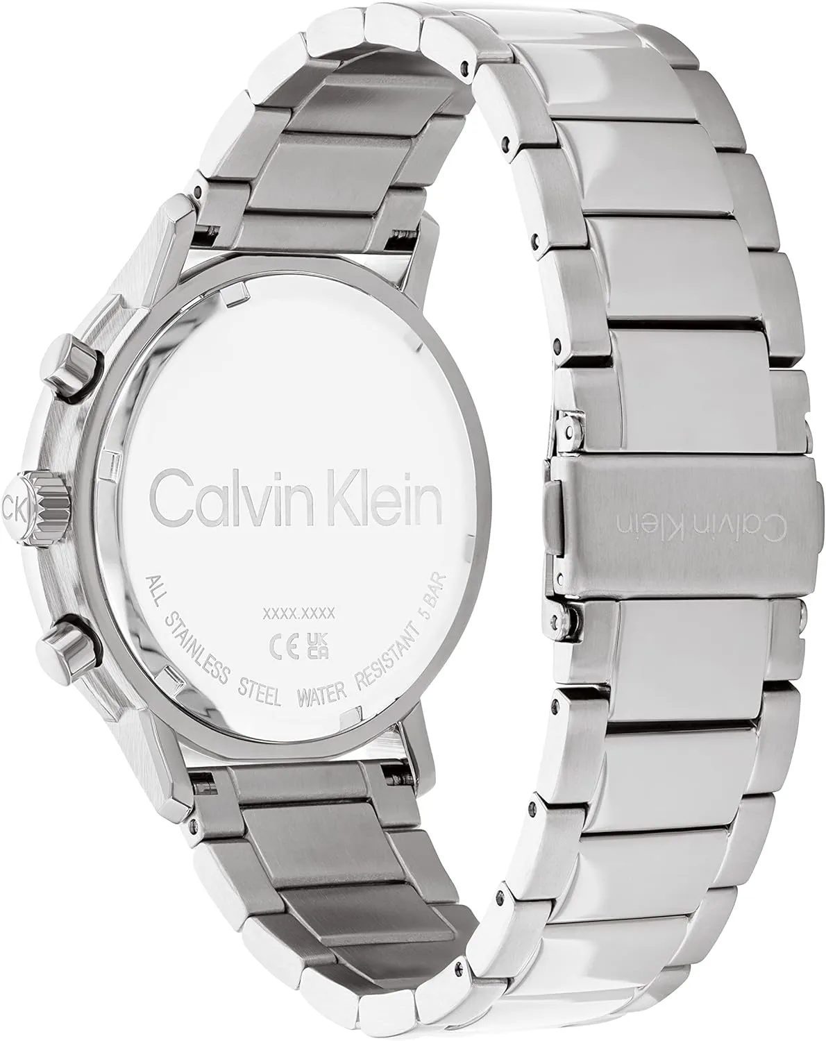 Calvin Klein Gauge Men's Multifunction Watch - Stainless Steel Case and Mesh Bracelet - Water Resistant to 5ATM/50 Meters - Premium Fashion Timepiece for a Bold Look - 44mm