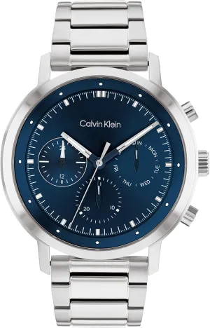 Calvin Klein Gauge Men's Multifunction Watch - Stainless Steel Case and Mesh Bracelet - Water Resistant to 5ATM/50 Meters - Premium Fashion Timepiece for a Bold Look - 44mm