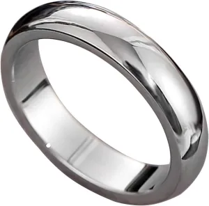 CCBFY 2 MM 4 MM Stainless Steel Ring Jewel Roman Numerals Stackable High Polish Plain Dome Tarnish Resistant Comfort Fit Ring Wedding Band Size 3-15