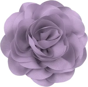 Chunky Flower Brooches Pins for Women,Trendy Charming Chiffon Red Rose Corsage, Aesthetic Accessories for Wedding Ceremony