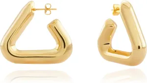 Chunky Gold Knot Earrings Statement Earrings for Women Gold Plated Dupes Geometric Dangle Earrings Hypoallergenic Fashion Trendy Jewelry Gifts
