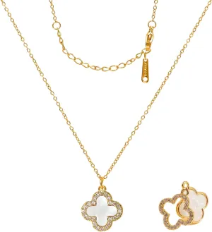 Clover Necklaces for Women | Stunning Design Four Leaf Clover Necklace Pendant | Lovely Gift