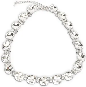 Crystal Statement Necklace Glass Crystal Collar Choker Necklace for Women Bridal Necklace Costume Jewelry Necklaces for Women