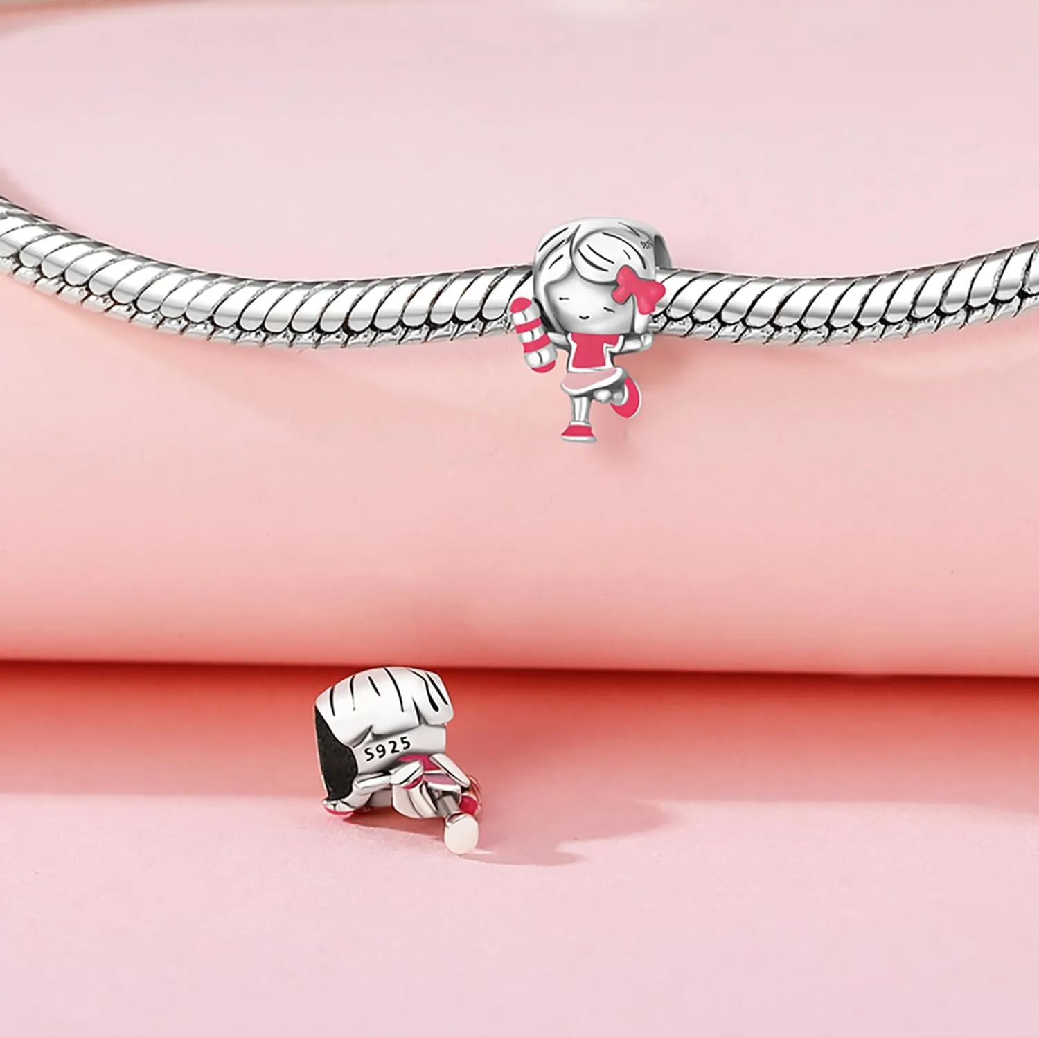 CYCUFF 925 Sterling Silver Charms Suitable for Charm Necklaces, Bracelet Pendants Beads Jewellery Gift for Women
