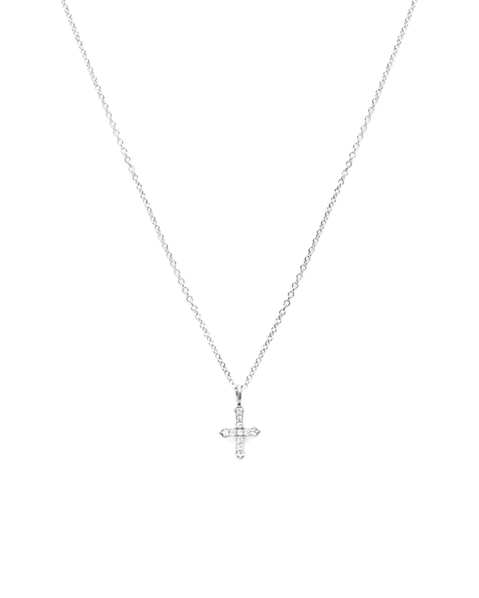 CZ Cross Necklace