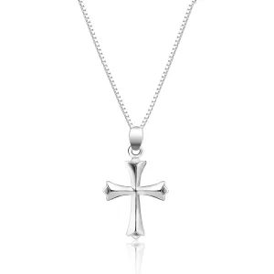 Dainty Sterling Silver Cross Necklace for Girls First Communion Gifts for Girls Confirmation Gifts for Teenage Girl Baptism Gifts Goddaughter Gifts (cross necklace for girls)