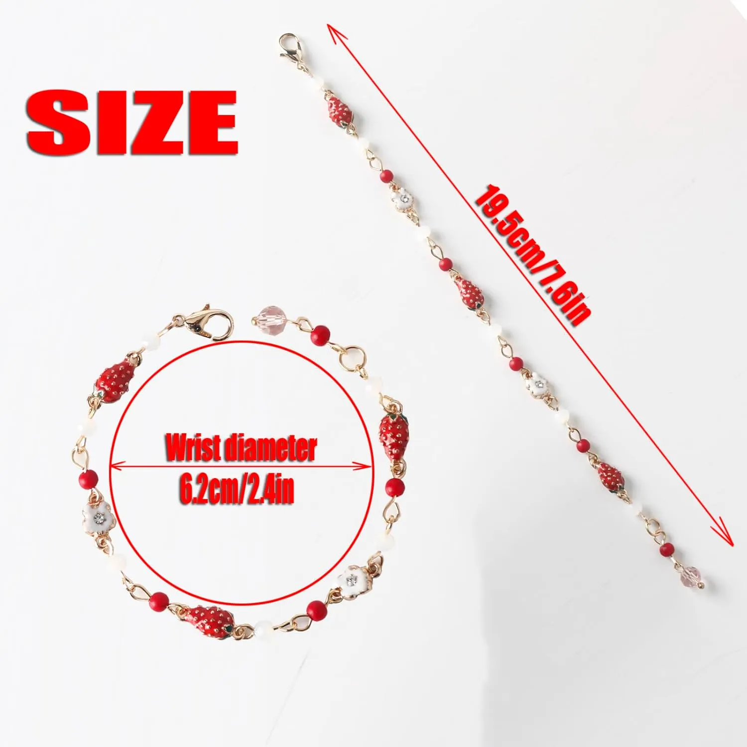 DS charm bracelets for teens girls,exquisite cute cartoon Imitation Pearl friendship bracelets with birthday Gift box Adjustable Love Jewelry suitable for woman and girls