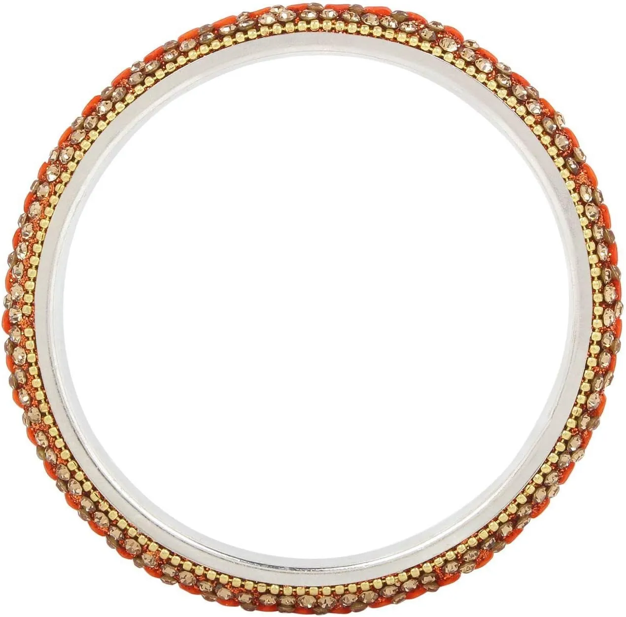 Efulgenz Indian Bangle Set Bollywood Style Rhinestone Crystal Bracelet Jewelry Set for Women.