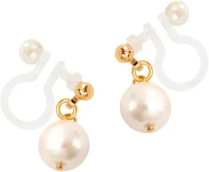 Elegant Pearl Ear Cuffs Earrings for Women Fake Helix Clip On Cartilage Wrap Non Piercing Minimalist Dangle Drop Promise Engagement Wedding Statement Fashion Jewelry Gifts Birthday Valentone's Day
