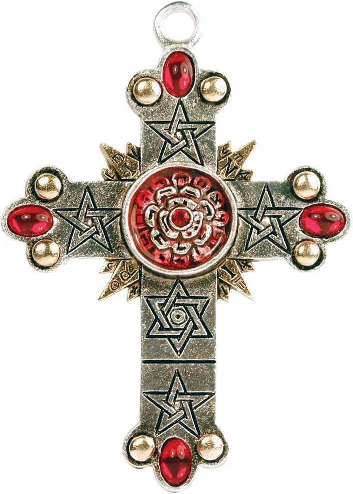 Enchanted Jewelry The Rose Cross Pendant For High Magick Charm Amulet Talisman