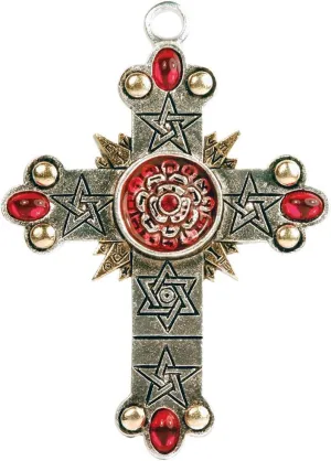 Enchanted Jewelry The Rose Cross Pendant For High Magick Charm Amulet Talisman