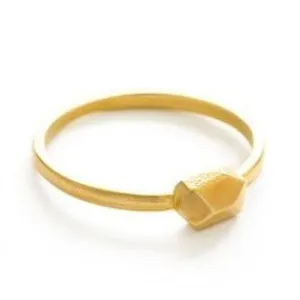 Faceted Nugget Ring