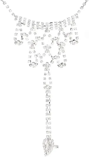 Foot Anklet Crown Shape Artificial Crystal, Beach Anklet Exquisite and Lightweight, Anklet Silver Crystal, Barefoot Sandals Foot Chain Pearl Anklets, Foot Chain with Charming Jewelry for Women.