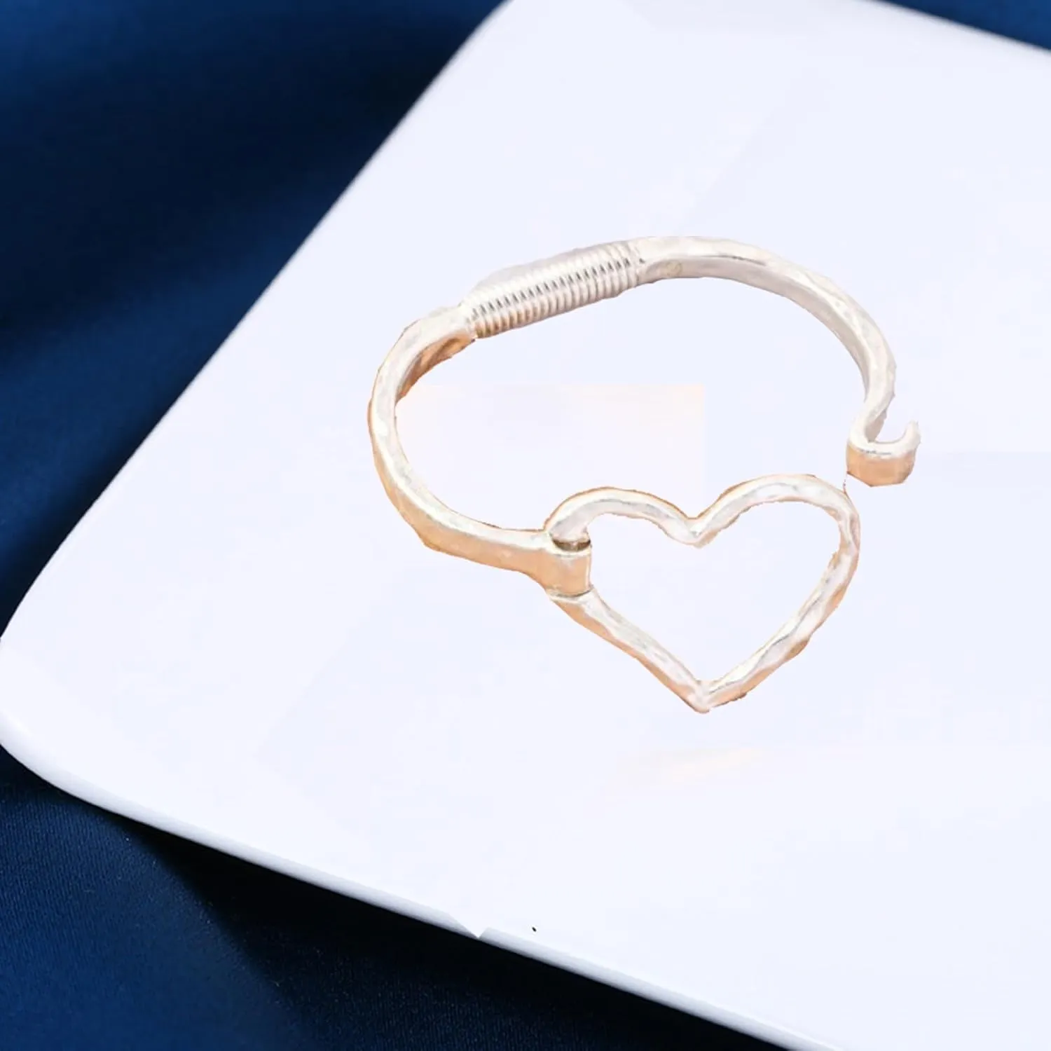 Gold Bangles for Women Chunky Cuff Bracelet Stack Non Tarnish Trendy Jewelry Gifts