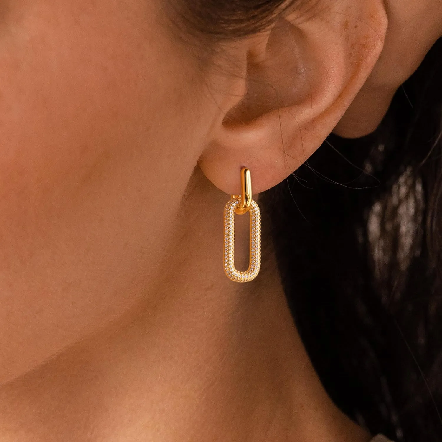 Gold Bow Earrings for Women Trendy, Cute Bow Stud Earring 14k Gold Plated Dainty Ribbon Pearl Bow Drop Dangle Earrings Hypoallergenic Gold Earrings Sparkly Christmas Earrings for Women Jewelry Gift