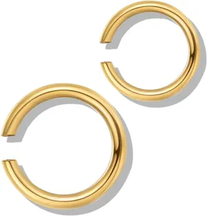 Gold Cuff Earrings Ear Cuffs for Women Non Piercing Trendy Non Piercing Chunky Ear Cuff Simple Gold Ear Clip Earrings