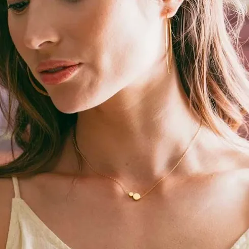Gold Dot Necklace