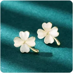 Gold Earrings for Women Trendy Gold Hoop Clip on Stud Pearl Earrings Dangle Chain Jewelry Hypoallergenic Birthday Gifts for Women
