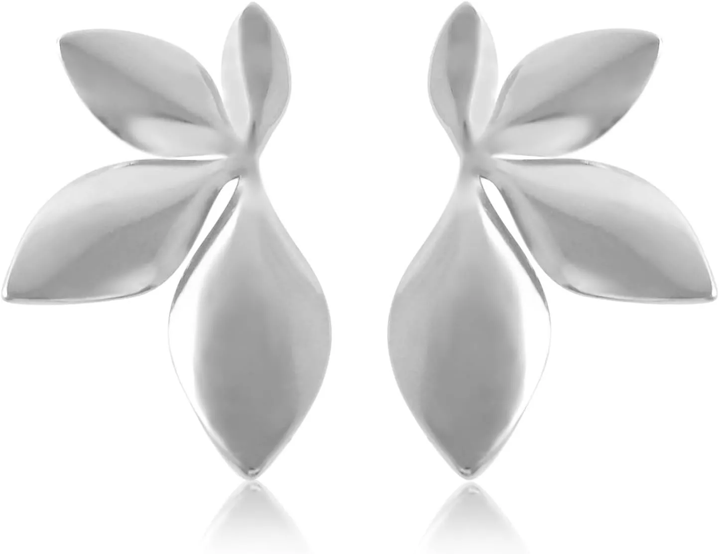 Gold Flower Earrings for Women Trendy Gold Floral Stud Earrings Boho Large Flower Earings Big Statement Earring Spring Summer Jewelry Gift for Women