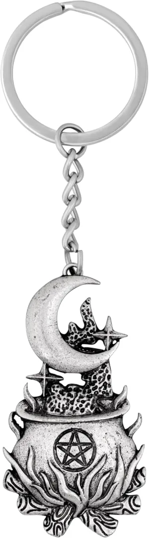 HAQUIL Vintage Cute Magic Potion Stove Tool Pendant Keychain Charming Accessories Gift, Cute keychains for women, Car Keychain, Cool Keychain, Goth Accessories, Jewelry Gift Keychain