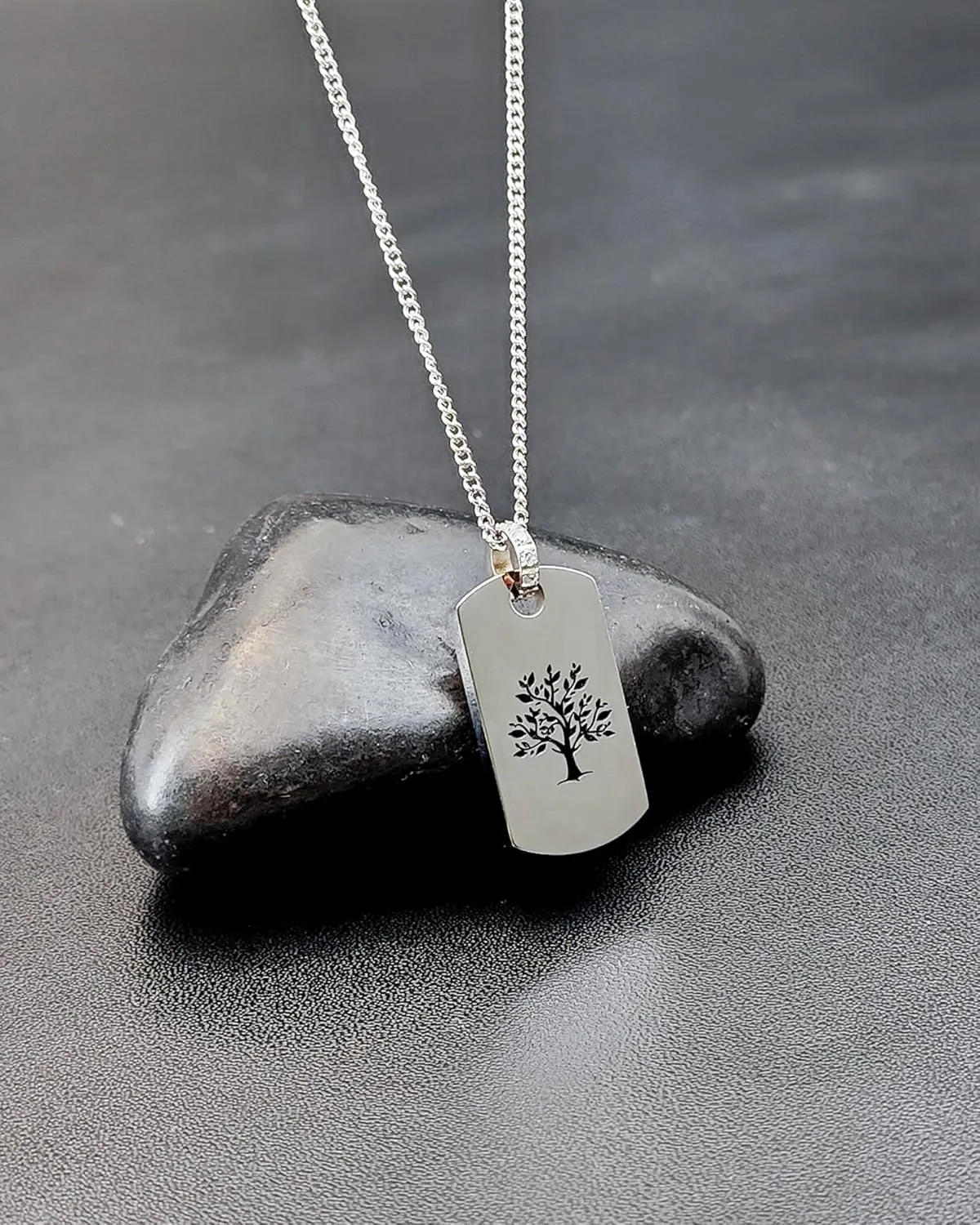 HOFOYA Birth Month Flowers Necklace - Charm Rose-Gold Engraved Flowers Pendant Inlaid With Zircon Necklace Birthday Jewelry Gifts for Women.