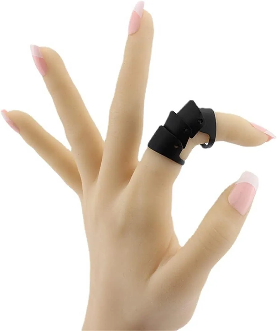 Hollow Knuckle Joint Finger Activity Ring.Silver Double Loop Rings Gothic Hinged Rings Punk Jewelry Halloween Gifts for Women