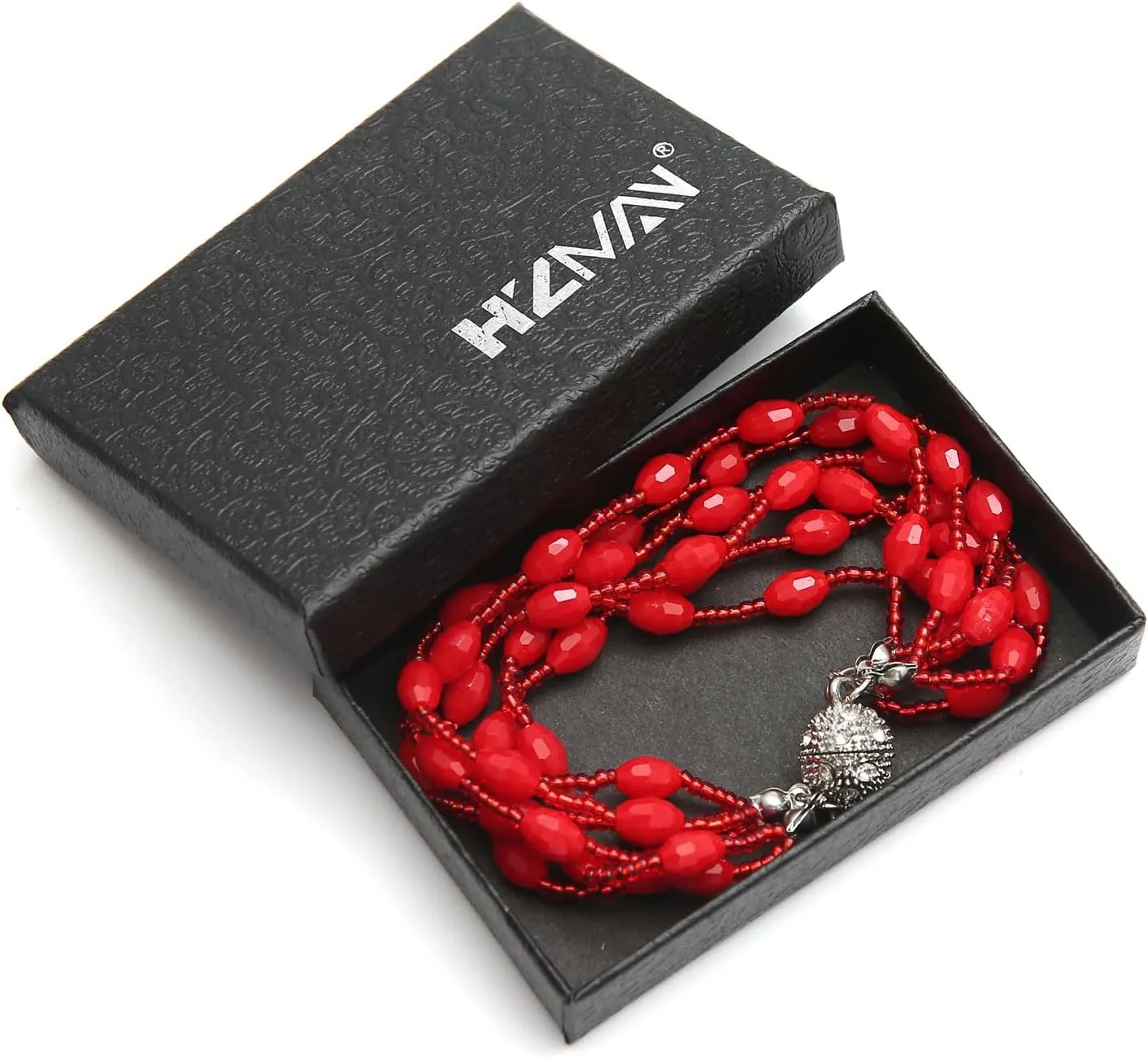 HZMAN Boho Beaded Bracelet for Women Dainty Retro Multi Strands Bohemian Bracelet Jewelry Gift