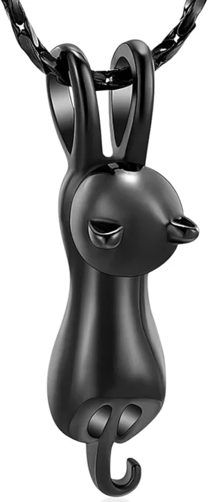 Imrsanl Pet Cremation Jewelry for Ashes Memorial Ash Jewelry Keepsake Cat Urn Pendants for Animal Ashes Necklace