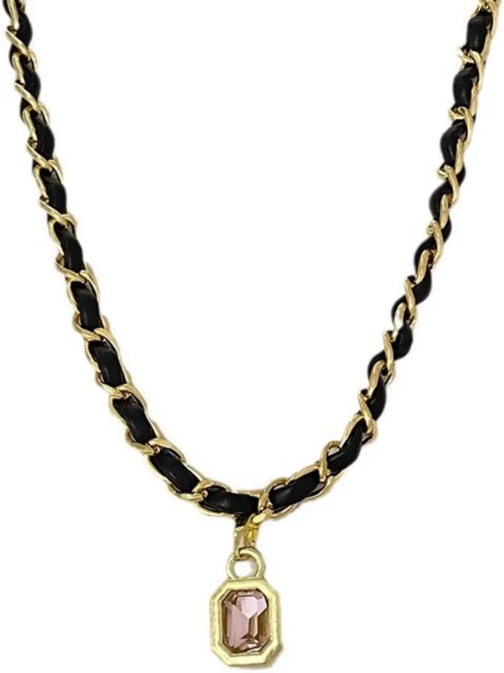 Irregular Necklace for Women Fashionable High-End Square Pendant Necklace Y2k Fashion Jewelry