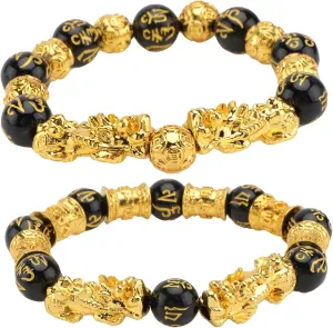 Jade Bead Bracelet Buddhist Design Men's Jewelry Auspicious Bangle Fashionable