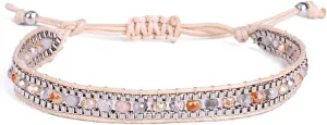 JAYUMO Multicolor Handmade Beaded Adjustable Bohemia Friendship Charm Bracelets for Women Girls